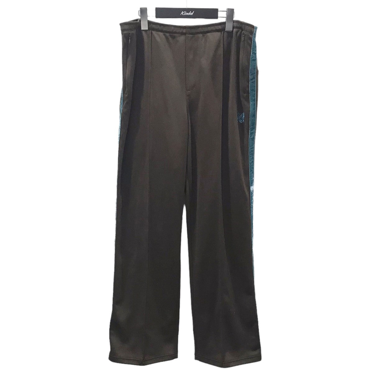 Needles(ニードルス) サイドラインセンターシームイージーパンツ Side Line Center Seam Pant Poly Smooth  DI183 DI183 ブラウン・ターコイズブルー サイズ L｜【公式】カインドオルオンライン ブランド古着・中古通販【kindal】