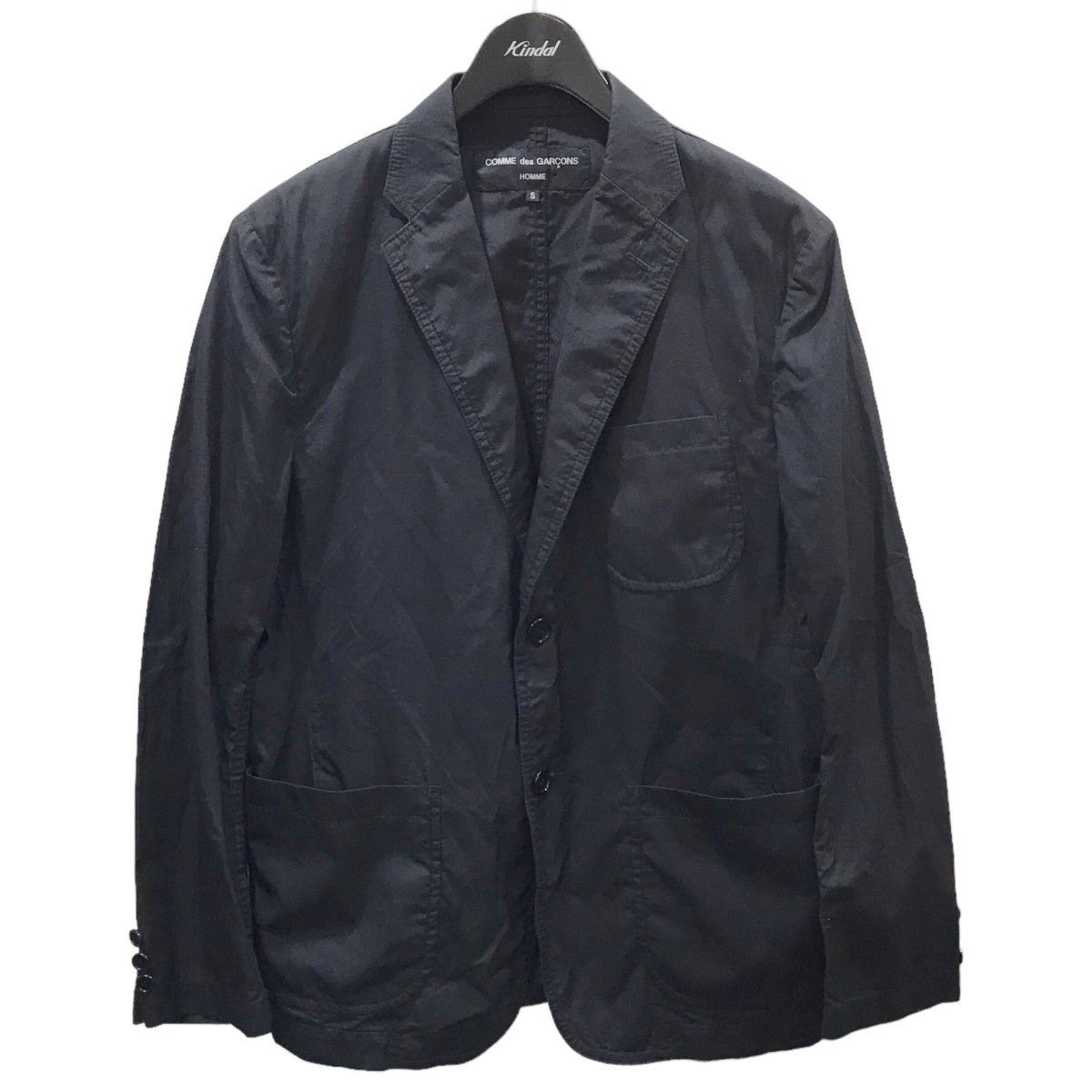 COMME des GARCONS HOMME(コムデギャルソンオム) 綿タイプライタージャケット HA-J102 HA-J102 ネイビー サイズ  S｜【公式】カインドオルオンライン ブランド古着・中古通販【kindal】