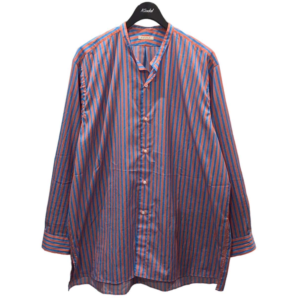 HEUGN(ユーゲン) ストライプ柄シャツ Morris モリス SHIRT063 SHIRT063 オレンジ・ブルー サイズ  3｜【公式】カインドオルオンライン ブランド古着・中古通販【kindal】