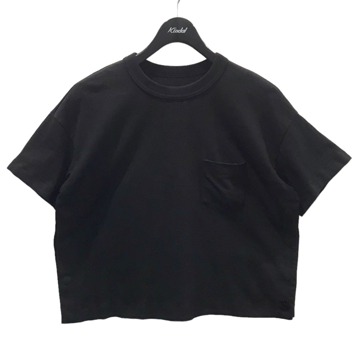 sacai(サカイ) サイドスナップボタンポケットTシャツ 22-06253 22-06253 ブラック サイズ 2｜【公式】カインドオルオンライン  ブランド古着・中古通販【kindal】