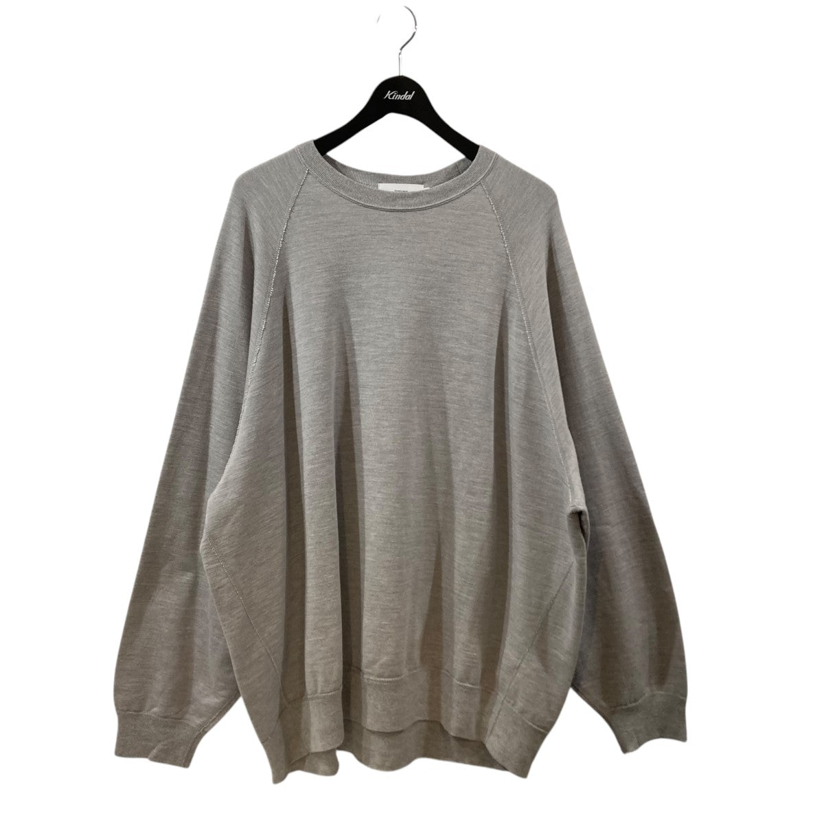 Graphpaper(グラフペーパー) Wool Terry Crew Neck Sweatクルーネックスウェット トレーナーGM224-70010  GM224-70010 グレー サイズ フリーサイズ｜【公式】カインドオルオンライン ブランド古着・中古通販【kindal】