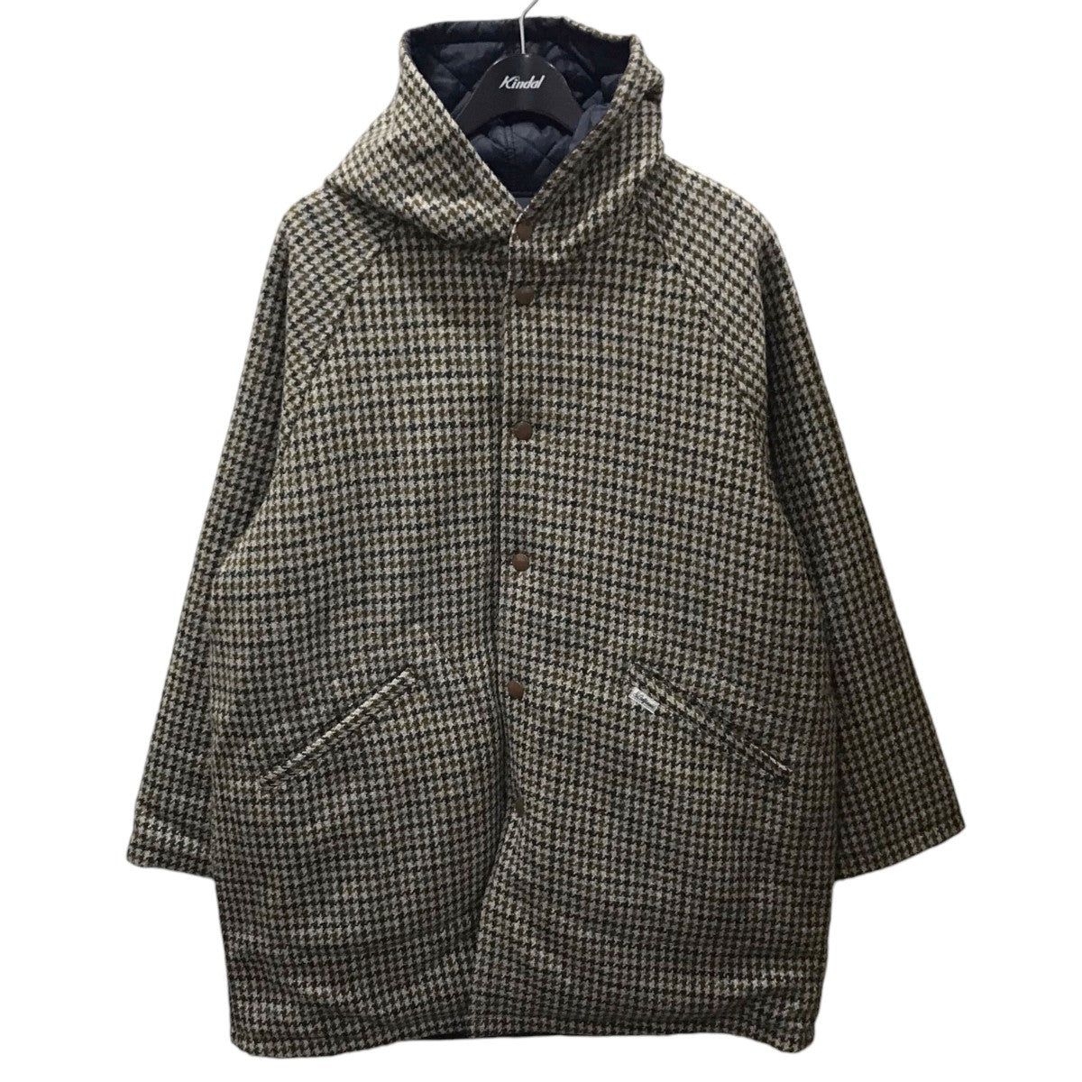 STANDARD CALIFORNIA×HARRIS TWEED リバーシブルフーデッドコート Reversible Hood Coat  ブラウンブラック・ネイビー サイズ M｜【公式】カインドオルオンライン ブランド古着・中古通販【kindal】