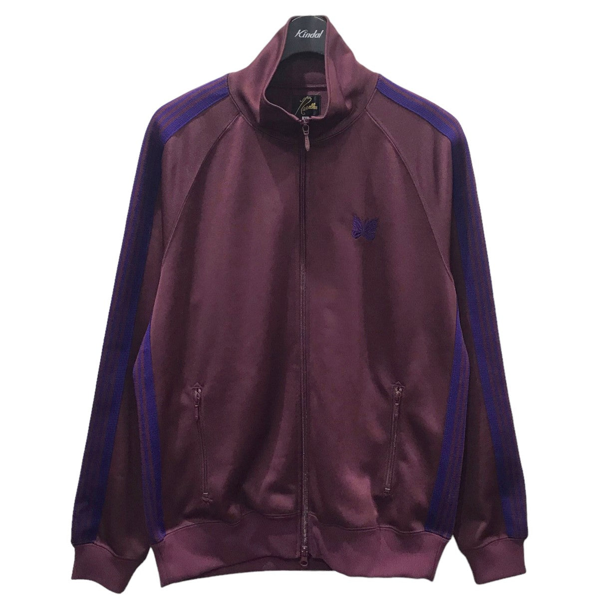 Needles(ニードルス) トラックジャケット Track Jacket - Poly Smooth NS244 NS244 ワインレッド・パープル  サイズ M｜【公式】カインドオルオンライン ブランド古着・中古通販【kindal】