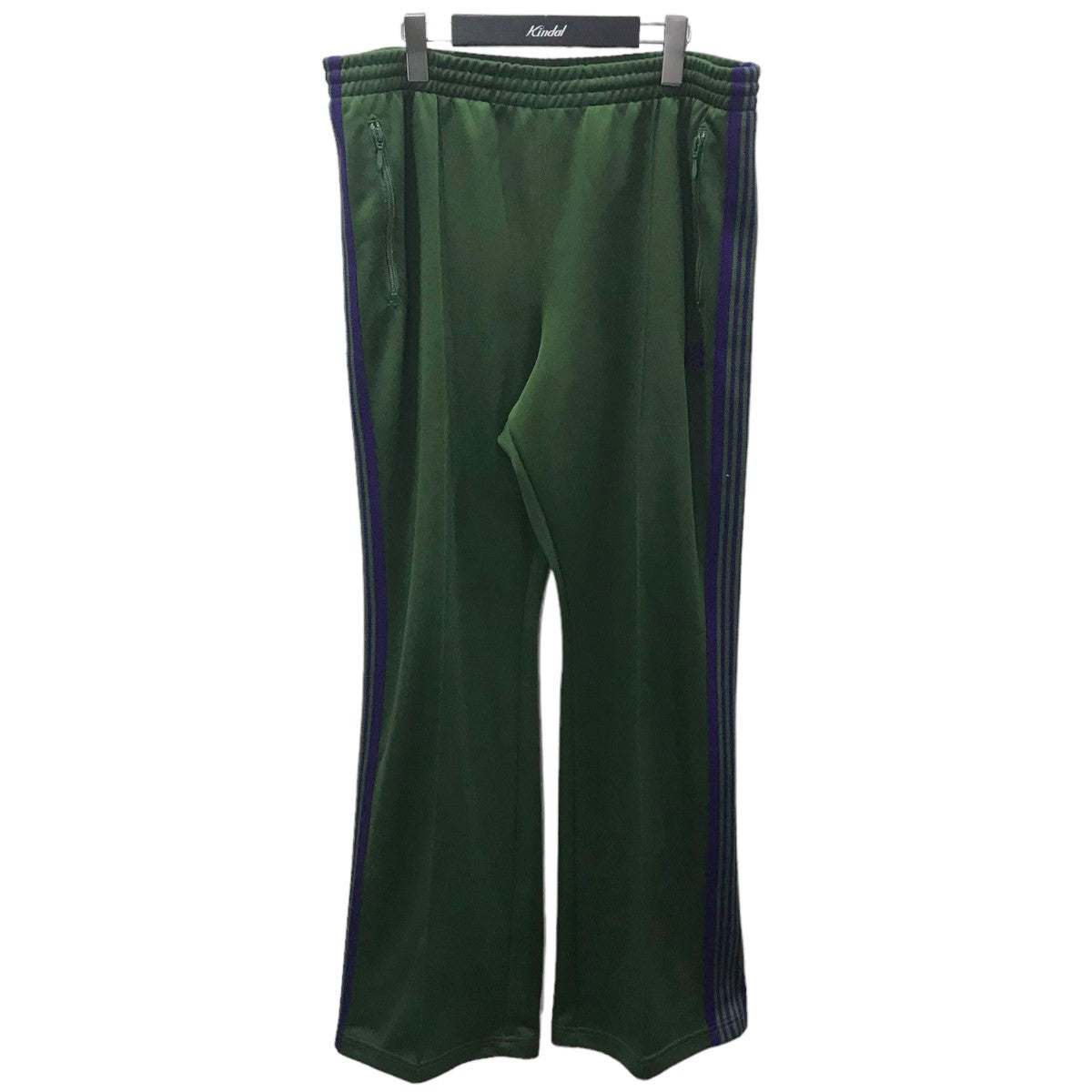 Needles(ニードルス) 23AW ブーツカットトラックパンツ ポリスムース Boot-Cut Track Pant - Poly Smooth  NS248 NS248 グリーン・パープル サイズ L｜【公式】カインドオルオンライン ブランド古着・中古通販【kindal】