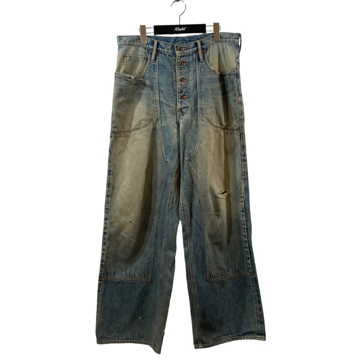 SUGARHILL(シュガーヒル) 22SS× UNUSED FADED DOUBLE KNEE DENIM PANTS PRODUCTEDデニムパンツ22SSSU02  22SSSU02 インディゴ サイズ 34｜【公式】カインドオルオンライン ブランド古着・中古通販【kindal】