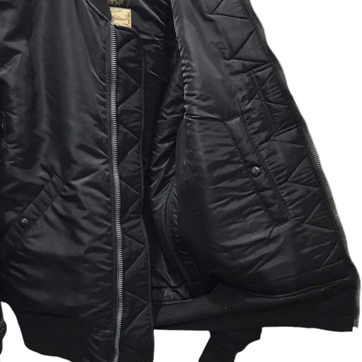 フライトジャケット type BLACK MA-1 SLENDER LONG WILLIAM GIBSON COLLECTION ウィリアムギブソン コレクション BR12667
