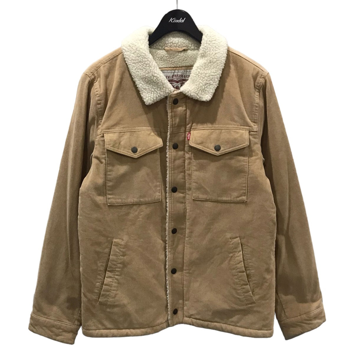 levis(リーバイス) コーデュロイボアジャケット SHERPA CORDUROY TRUCKER シェルパコーデュロイトラッカー LM8RC530  LM8RC530 ベージュ サイズ S｜【公式】カインドオルオンライン ブランド古着・中古通販【kindal】