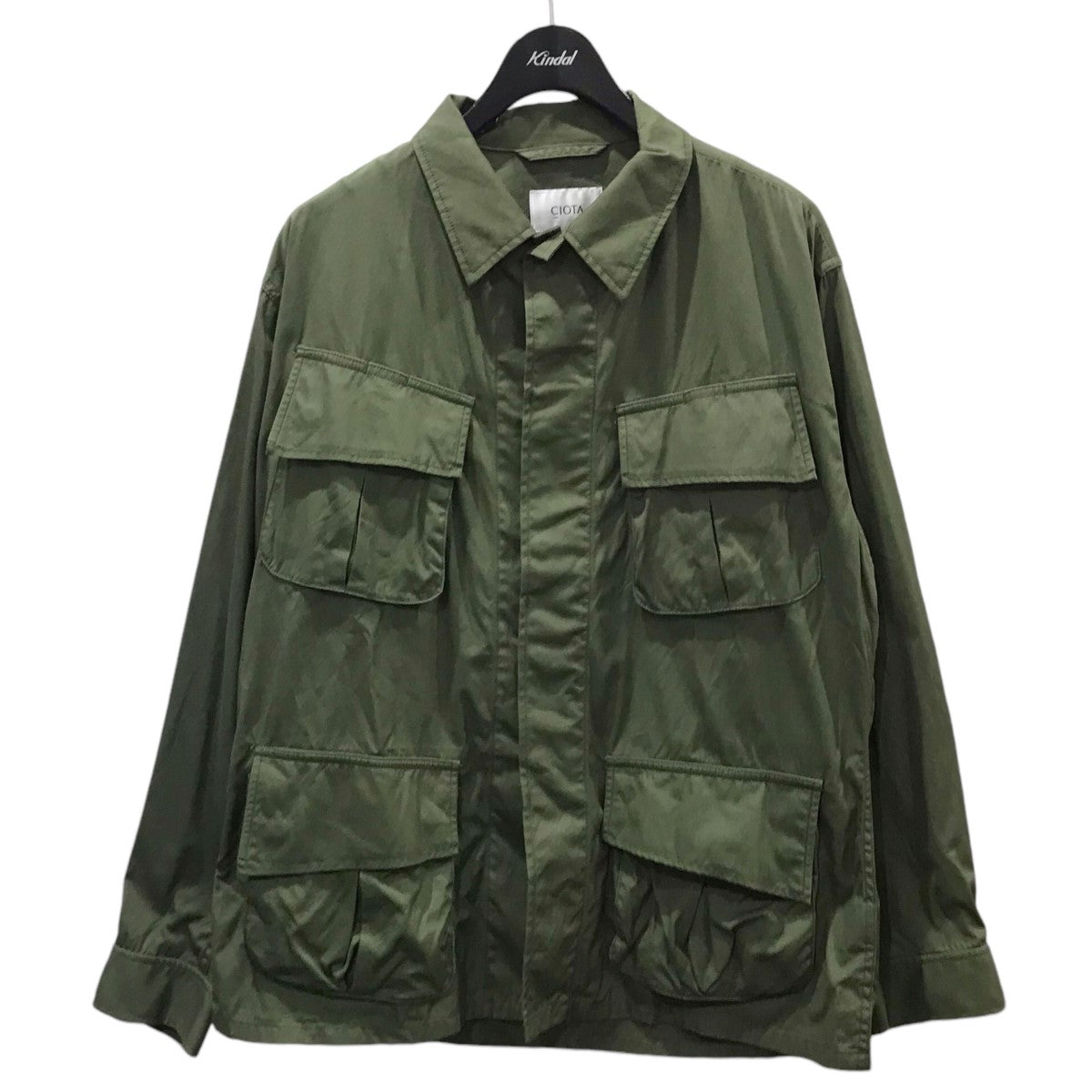 CIOTA(シオタ) ミリタリージャケット SUVIN WEATHER JUNGLE FATIGUE JKT  スビンウェザージャングルファティーグジャケット JKLM-113M JKLM-113M オリーブ サイズ 6｜【公式】カインドオルオンライン  ブランド古着・中古通販【kindal】