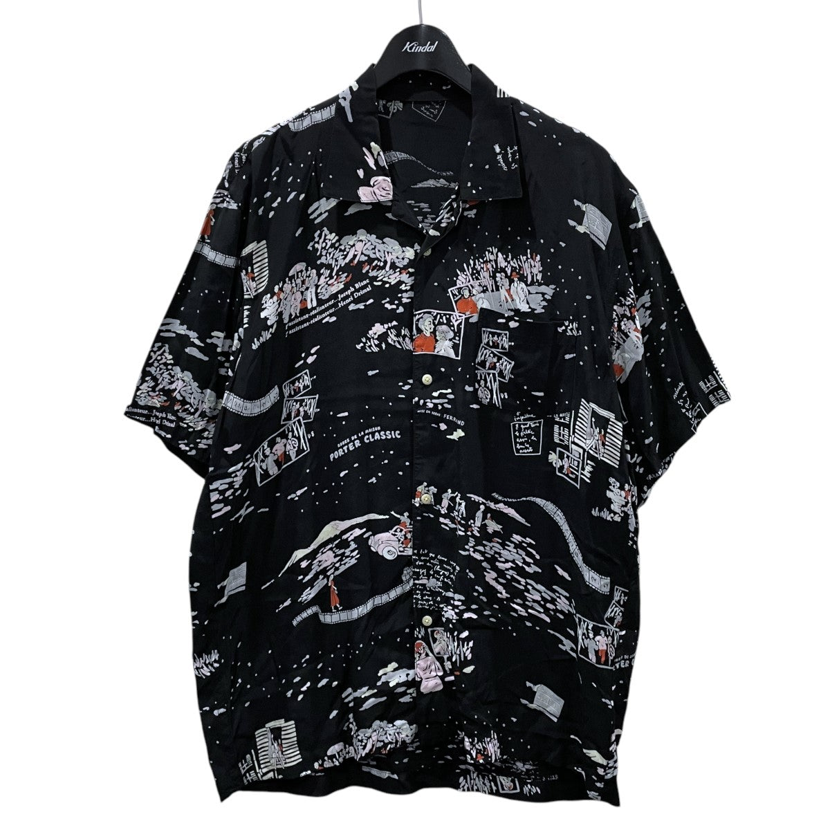 ポータークラシックBON DANCE ALOHA 半袖 アロハシャツ XS ポータークラシックBON DANCE ALOHA 半袖 アロハシャツ XS