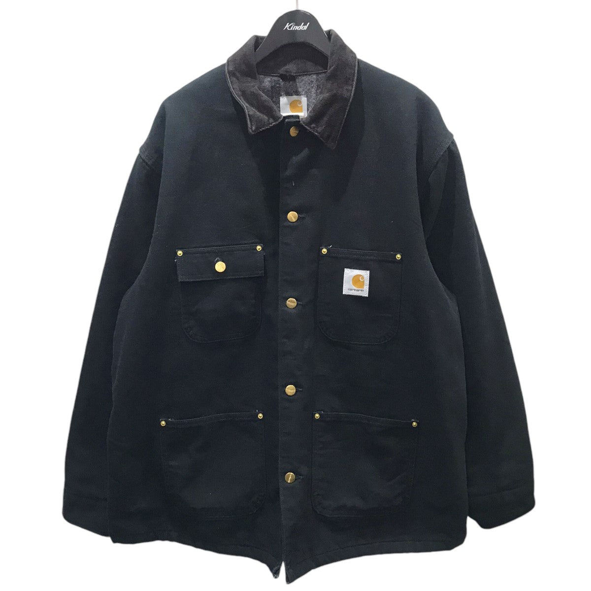 CarHartt(カーハート) カバーオール CHORE COAT チョアコート C01BLK C01BLK ブラック サイズ  46｜【公式】カインドオルオンライン ブランド古着・中古通販【kindal】