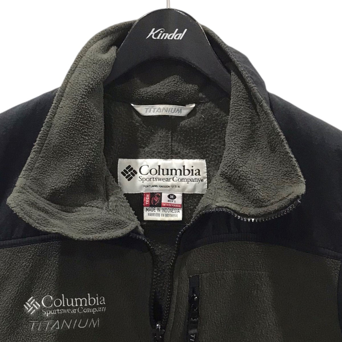 Columbia ジップアップフリースベスト TITANIUM タイタニウム 古着・中古-3枚目のアイテム画像