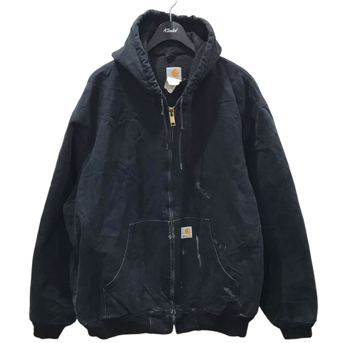 CarHartt(カーハート) フーデッドジャケット QUILTED FLANNEL LINE DUCK ACTIVE JACKET キルト  フランネル ライン ダック アクティブ ジャケット J140 J140 ブラック サイズ 3XL｜【公式】カインドオルオンライン  ブランド古着・中古通販【kindal】