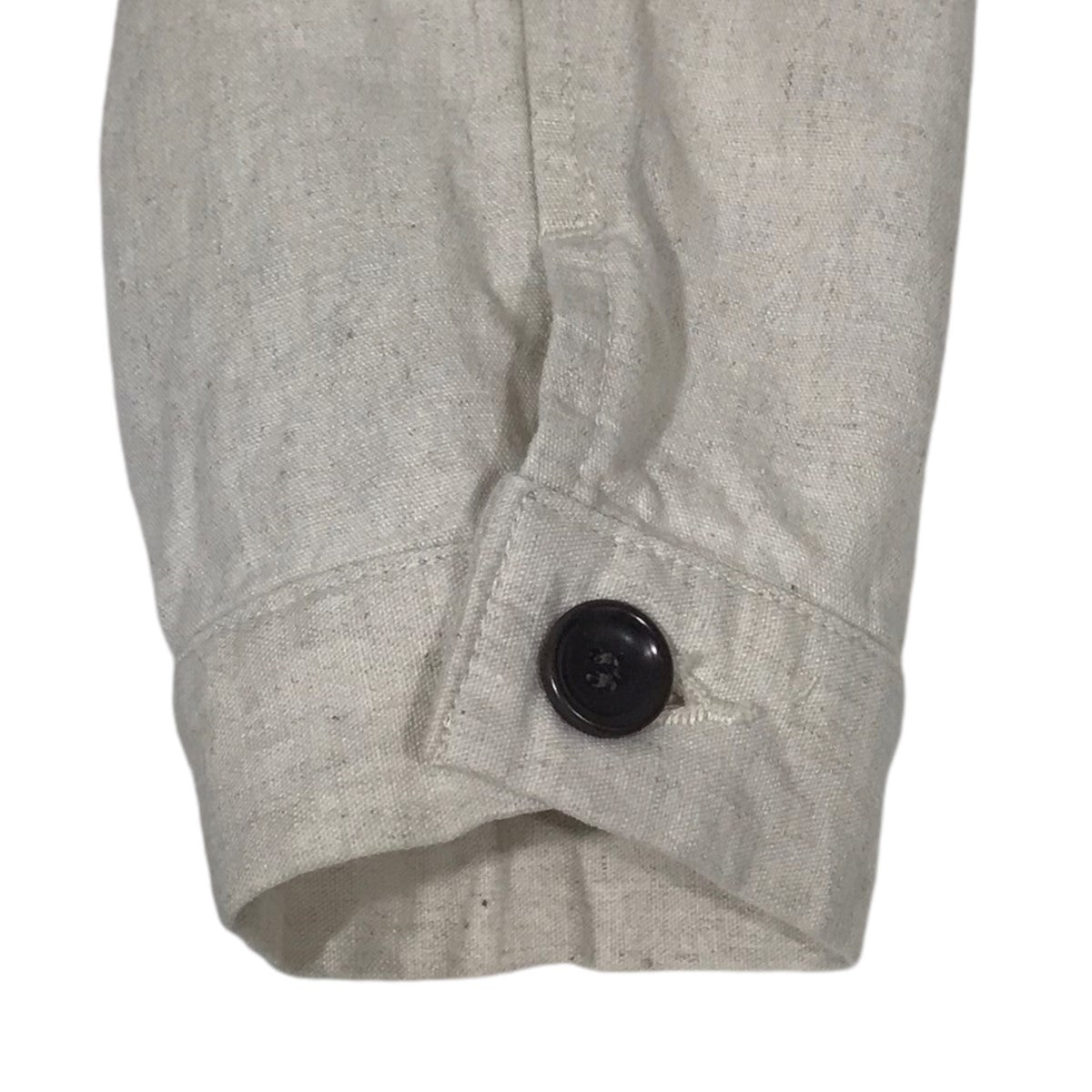 ボンクラのカバーオールジャケット French Work Jacket Dungaree Cotton Linen millefeuille フレンチワークジャケット ダンガリー コットンリネン ミルフィーユです。 BONCOURA 古着・中古 アウター アイテム