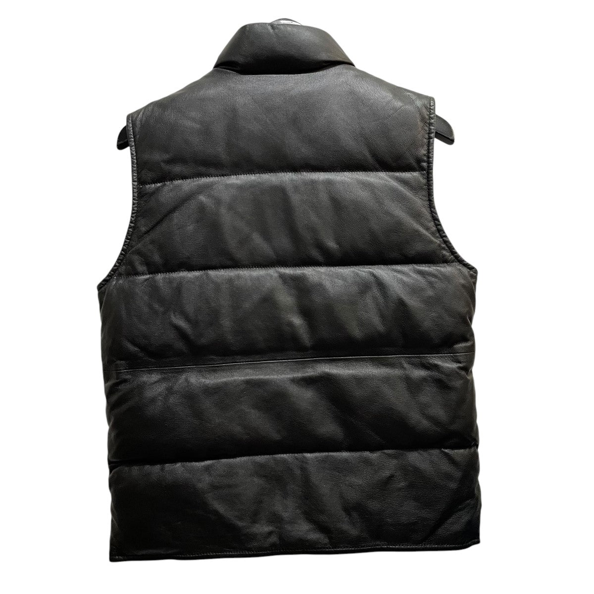 レザーダウンベストダウンベスト
