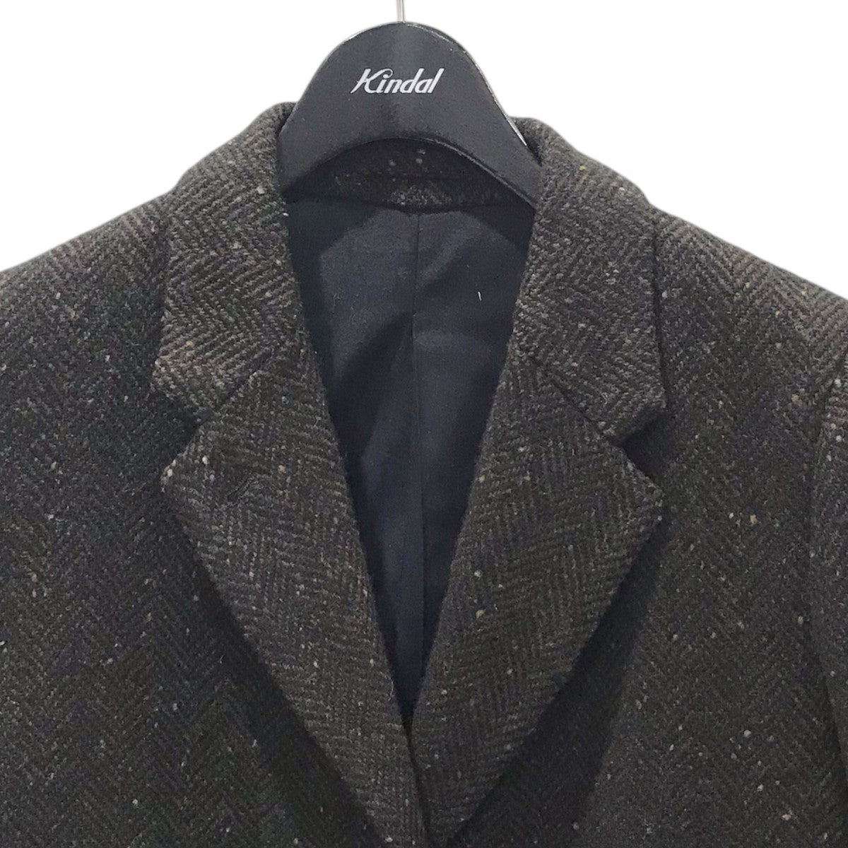 19AW ヘリンボーンチェスターコート 578-9212005
