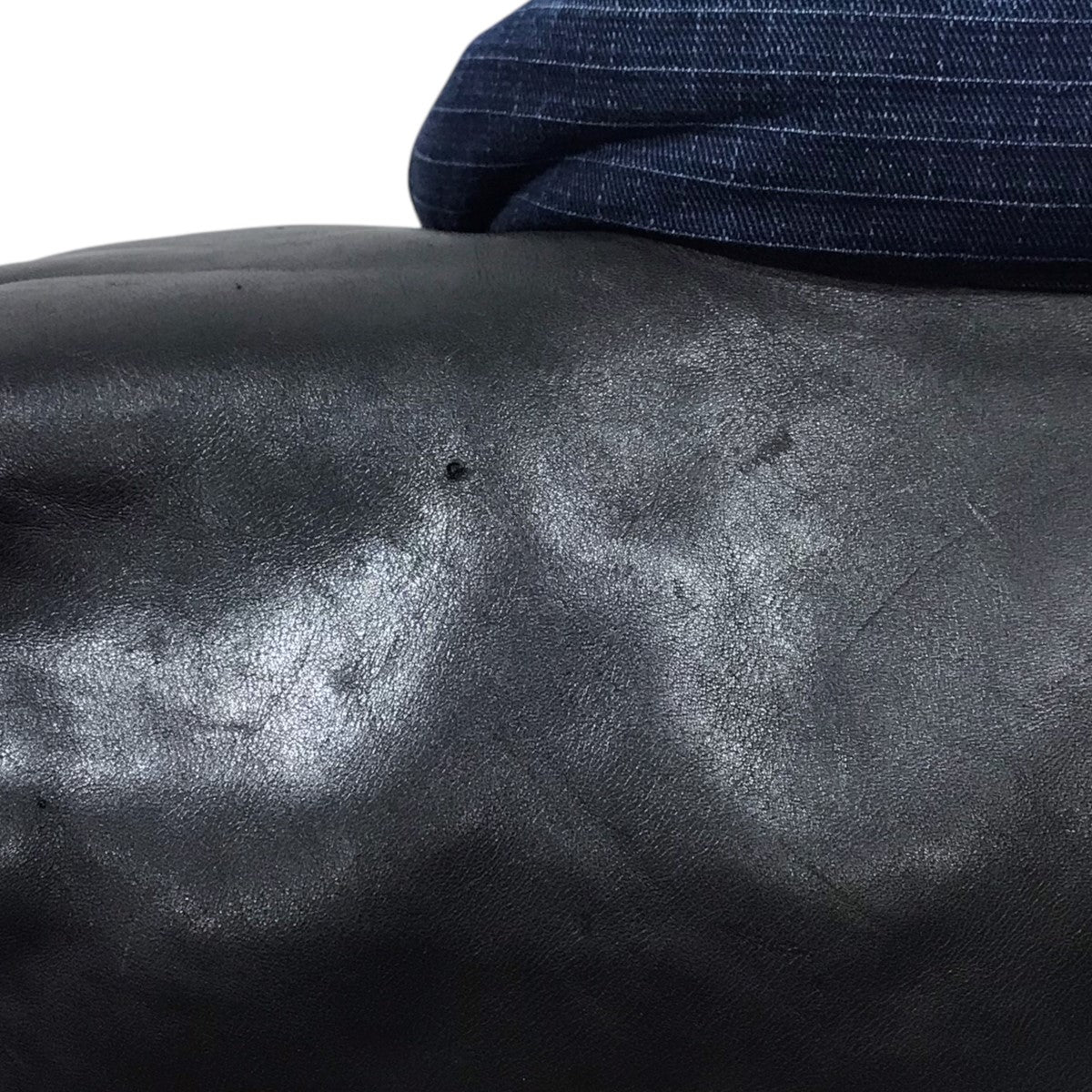 インディゴコットンリップストップ ダウンベスト INDIGO RIP STOP DOWN VEST 290-182-13
