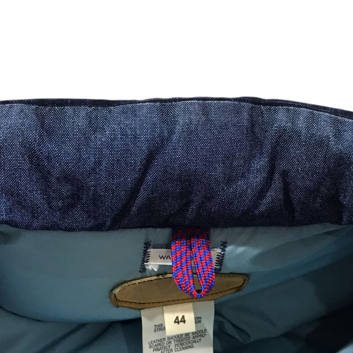 インディゴコットンリップストップ ダウンベスト INDIGO RIP STOP DOWN VEST 290-182-13