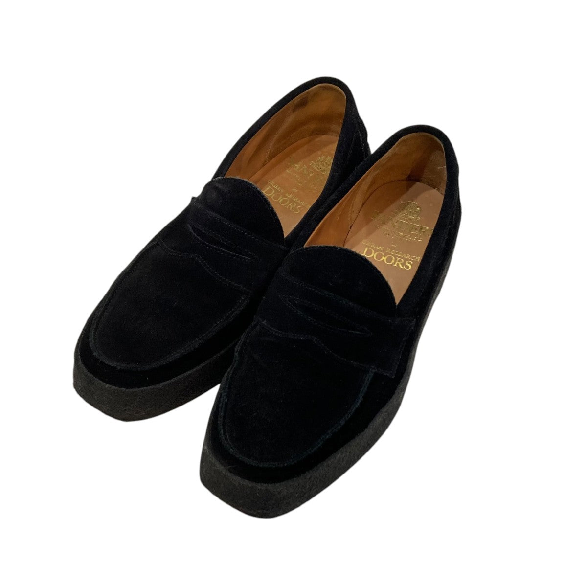SANDERS×URBAN RESEARCH DOORS Mudguard Butt Seam Loaferローファー2109BS 古着・中古-1枚目のアイテム画像