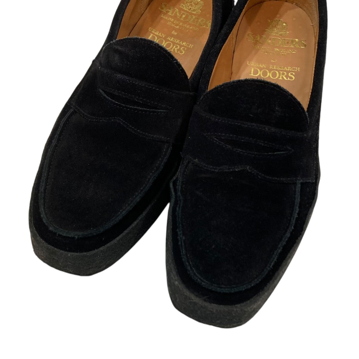 SANDERS×URBAN RESEARCH DOORS Mudguard Butt Seam Loaferローファー2109BS 古着・中古-6枚目のアイテム画像