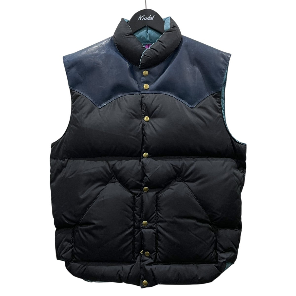 RockyMountainFeatherBed×WAREHOUSE ダブルエイチ ダウンベスト WH