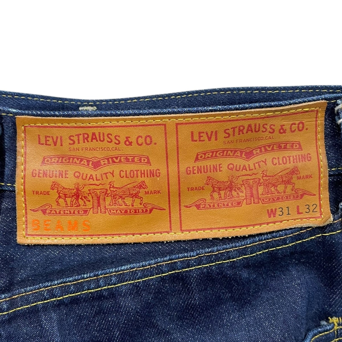 BEAMS×levis スーパーワイドデニムパンツ SUPER WIDE V2 JEANS A8426-0001 古着・中古-8枚目のアイテム画像