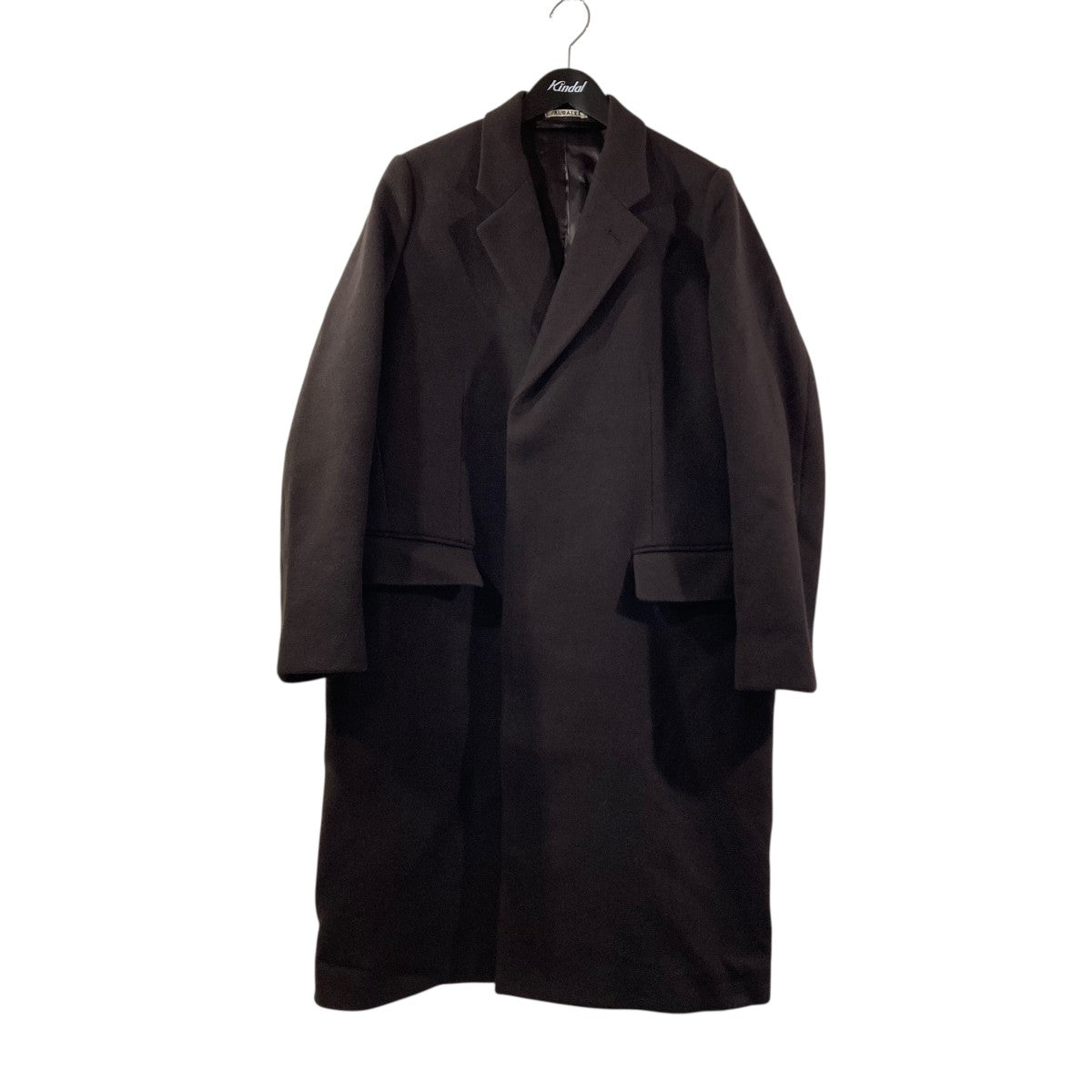AURALEE(オーラリー) DOUBLE CLOTH LIGHT MELTON CHESTERFIELD COAT