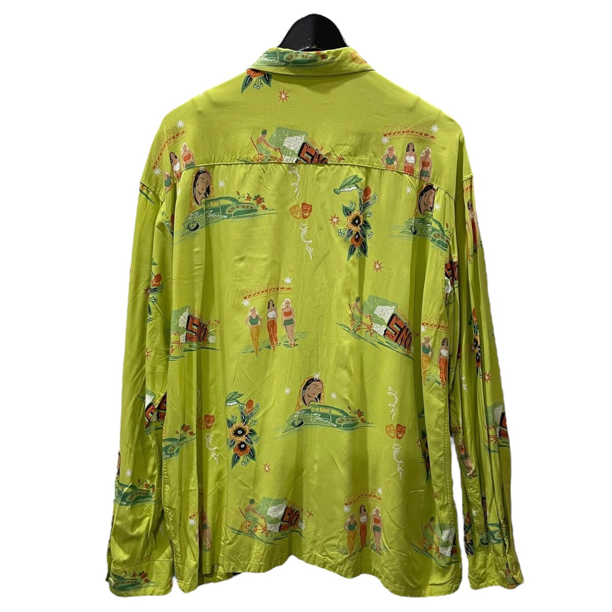 21SS ロングスリーブオープンカラーシャツ LOWLOW -OPEN COLLARED SHIRT L/S RAD-21SS-SH002