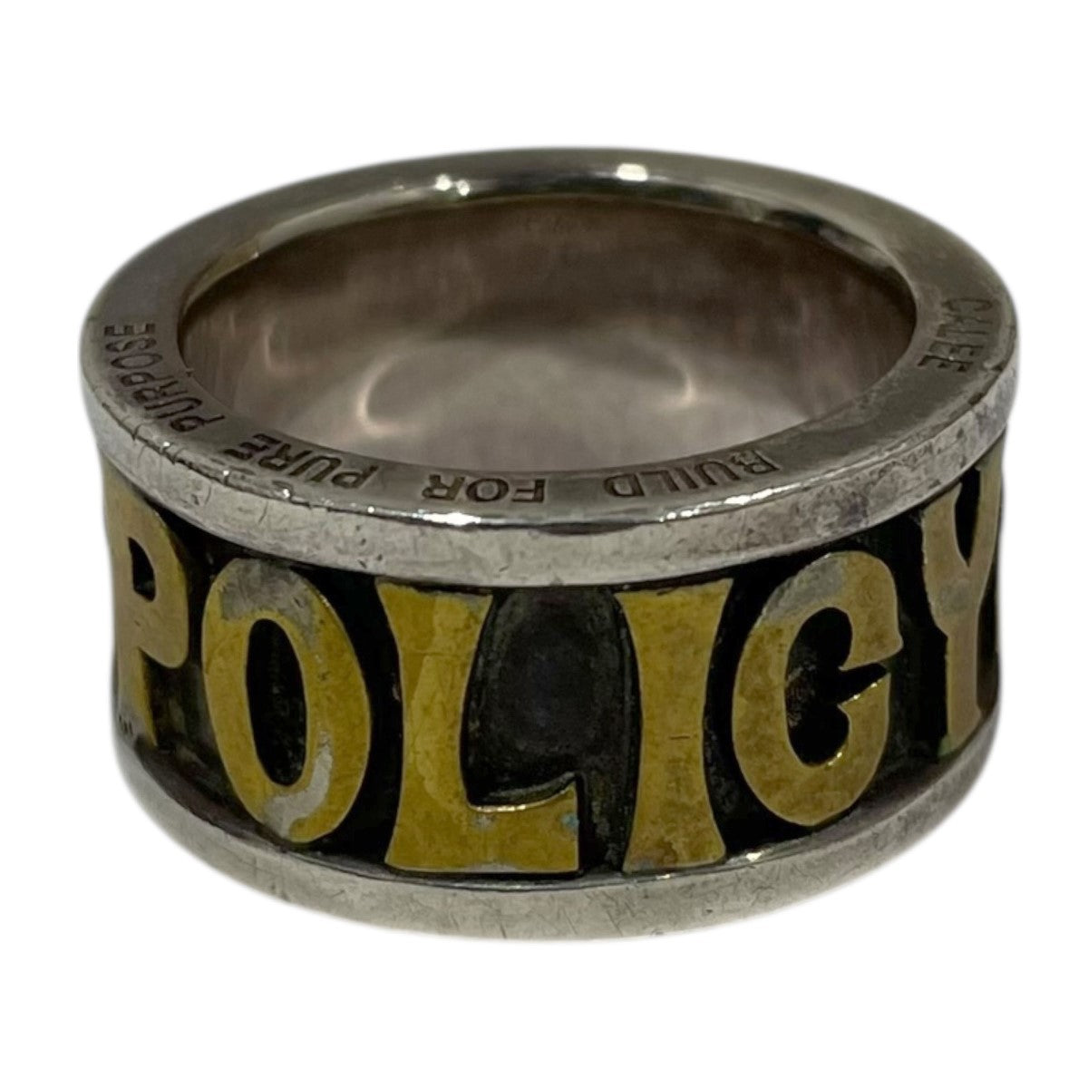 CALEE(キャリー) シルバーリング POLICY RING ポリシーリング シルバー