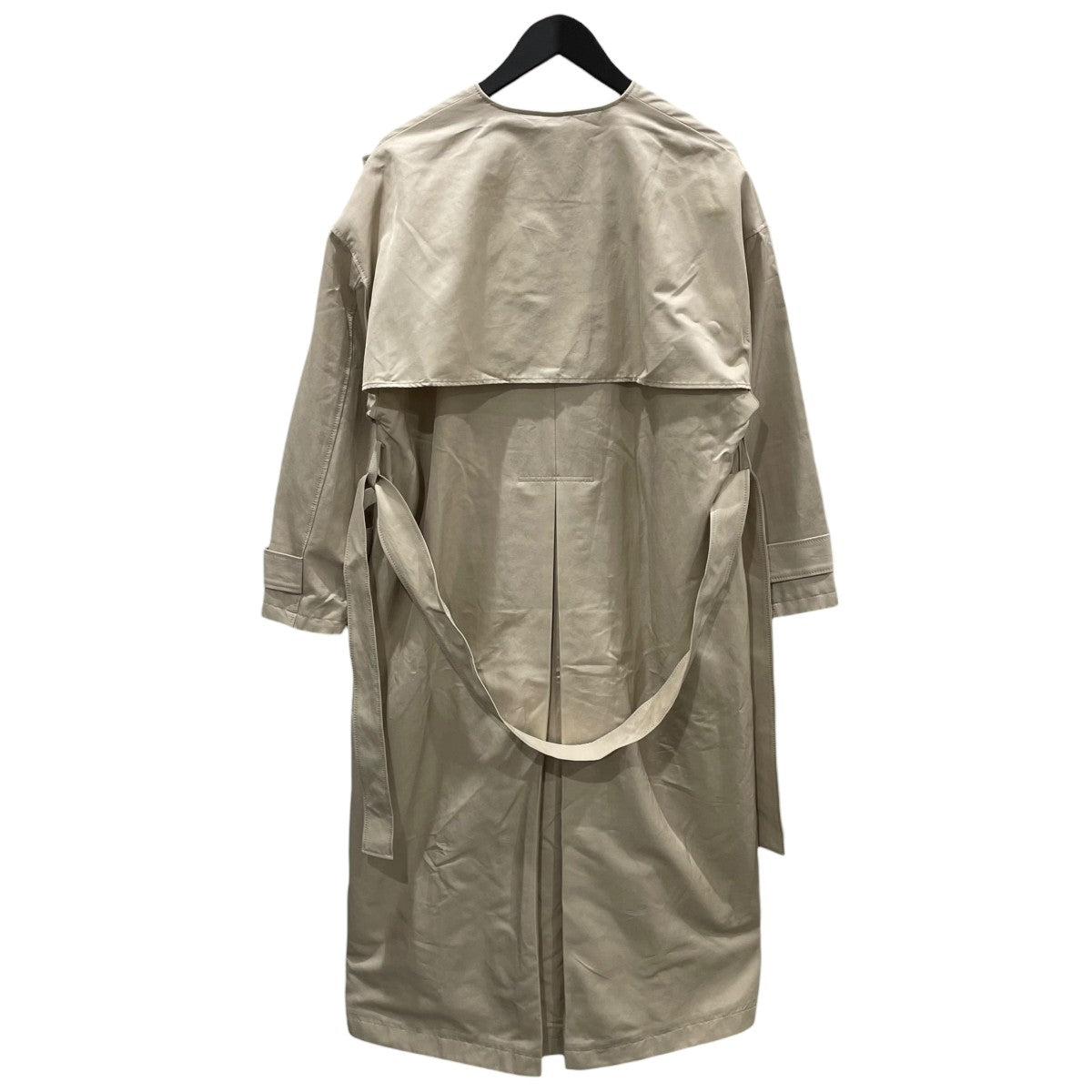 24SS C/Cu ノーカラートレンチコート 24020200201010