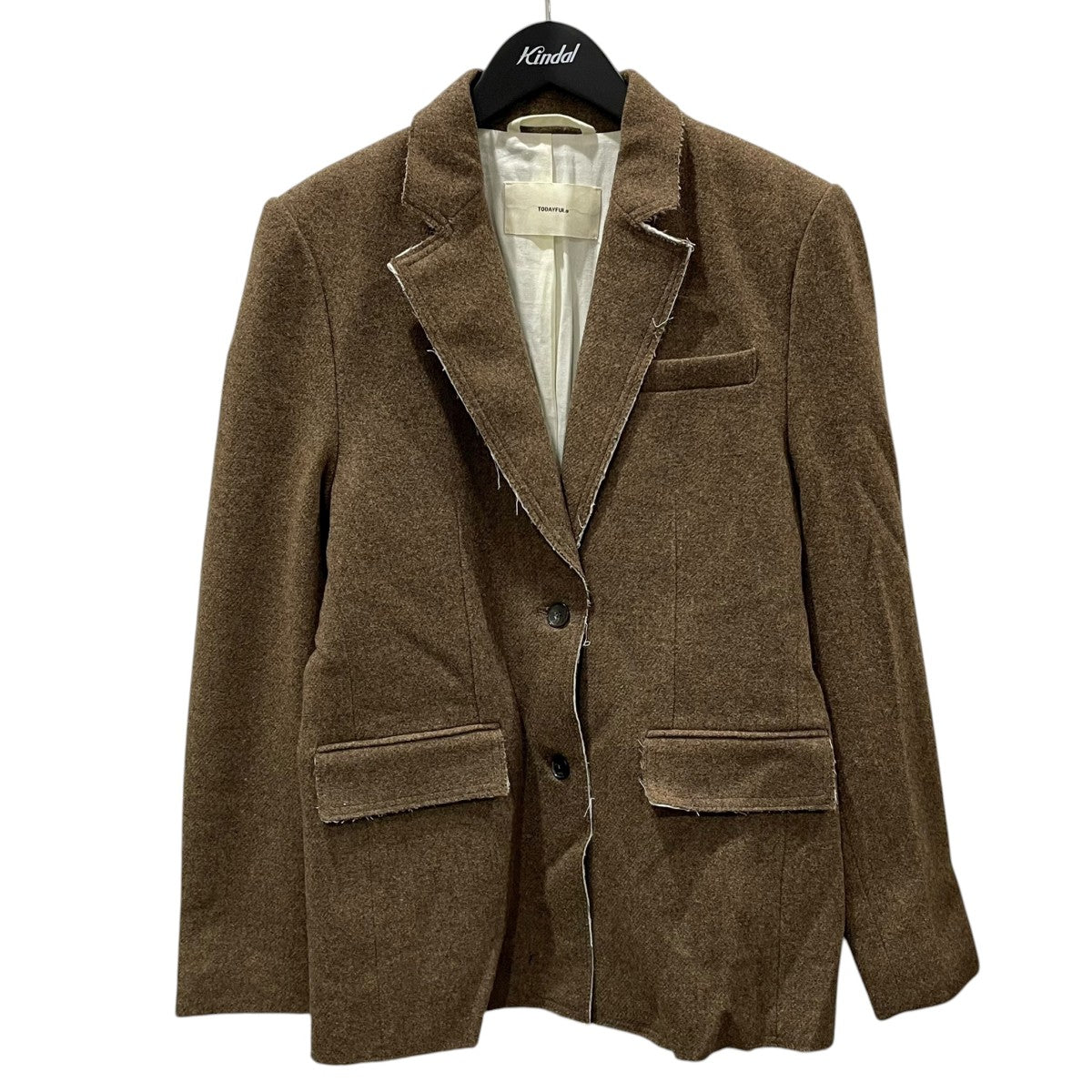 todayful Cutoff Wool Jacket ジャケット TODAYFUL ウールアルパカ