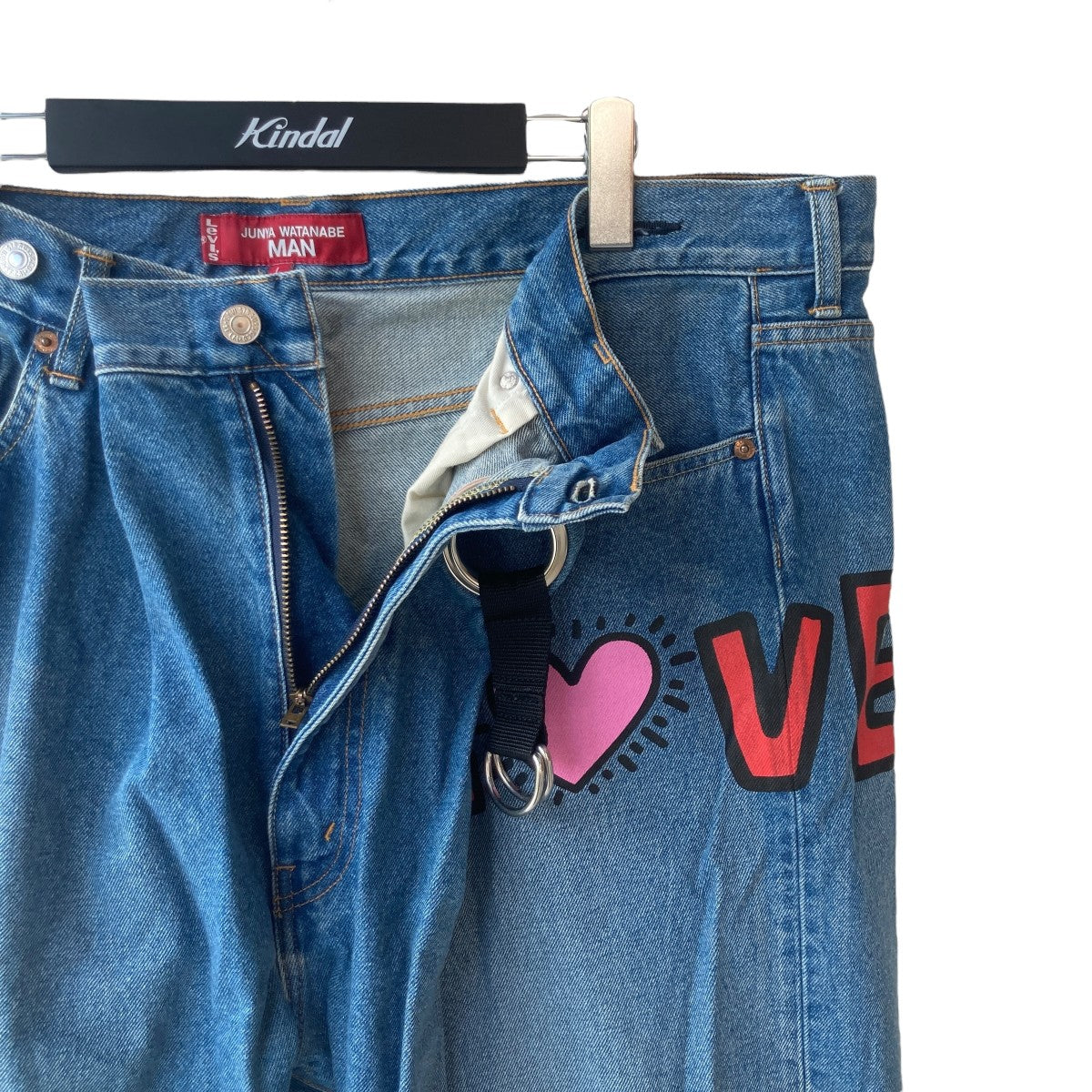 Levi’s Wネーム Keith HaringデニムパンツWK-P201