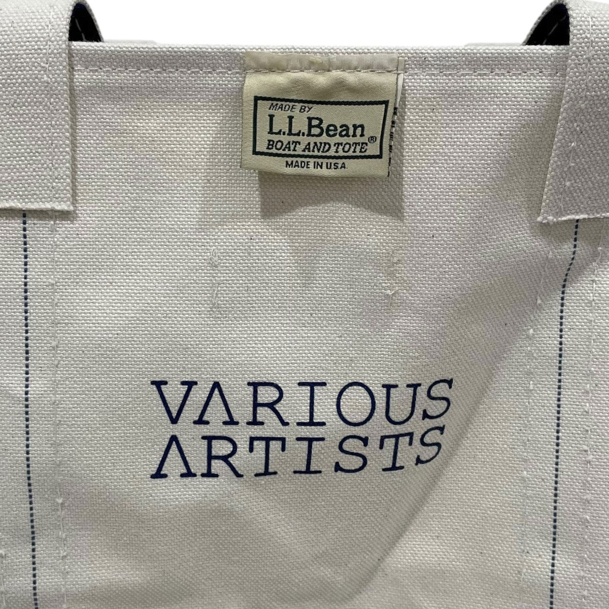 V.A.(VARIOUS ARTISTS)×L.L.Bean リバーシブルトートバッグ Boat And Tote Large ボートアンドトート ラージ VBX-14040 古着・中古-6枚目のアイテム画像