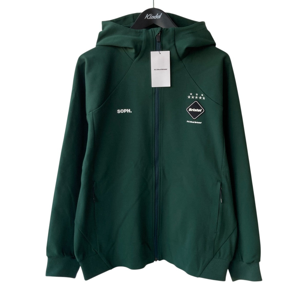 SOPH fcrb フリースジャケット　パーカー　Sサイズ　ネイビー ネット限定】 SOPH ネイビー Sサイズ パーカー フリース