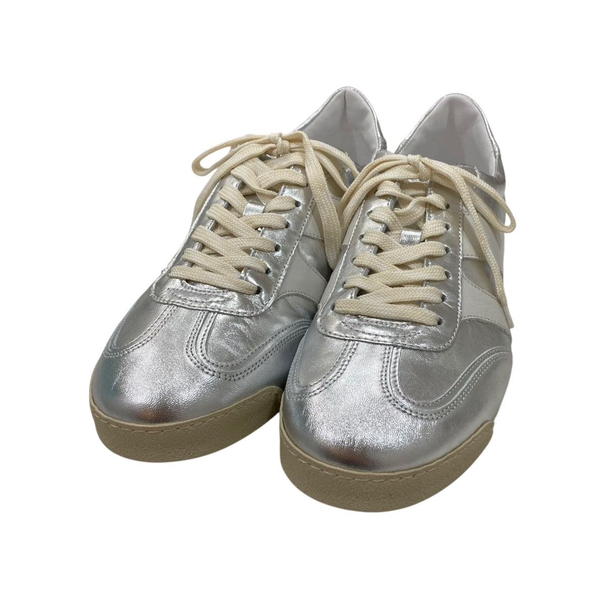 【中古】 カルヴィニズム/聖山社/エーブラハム・カイパー COLLEGIUM(コレギウム) スニーカー シルバー サイズ 45｜【公式