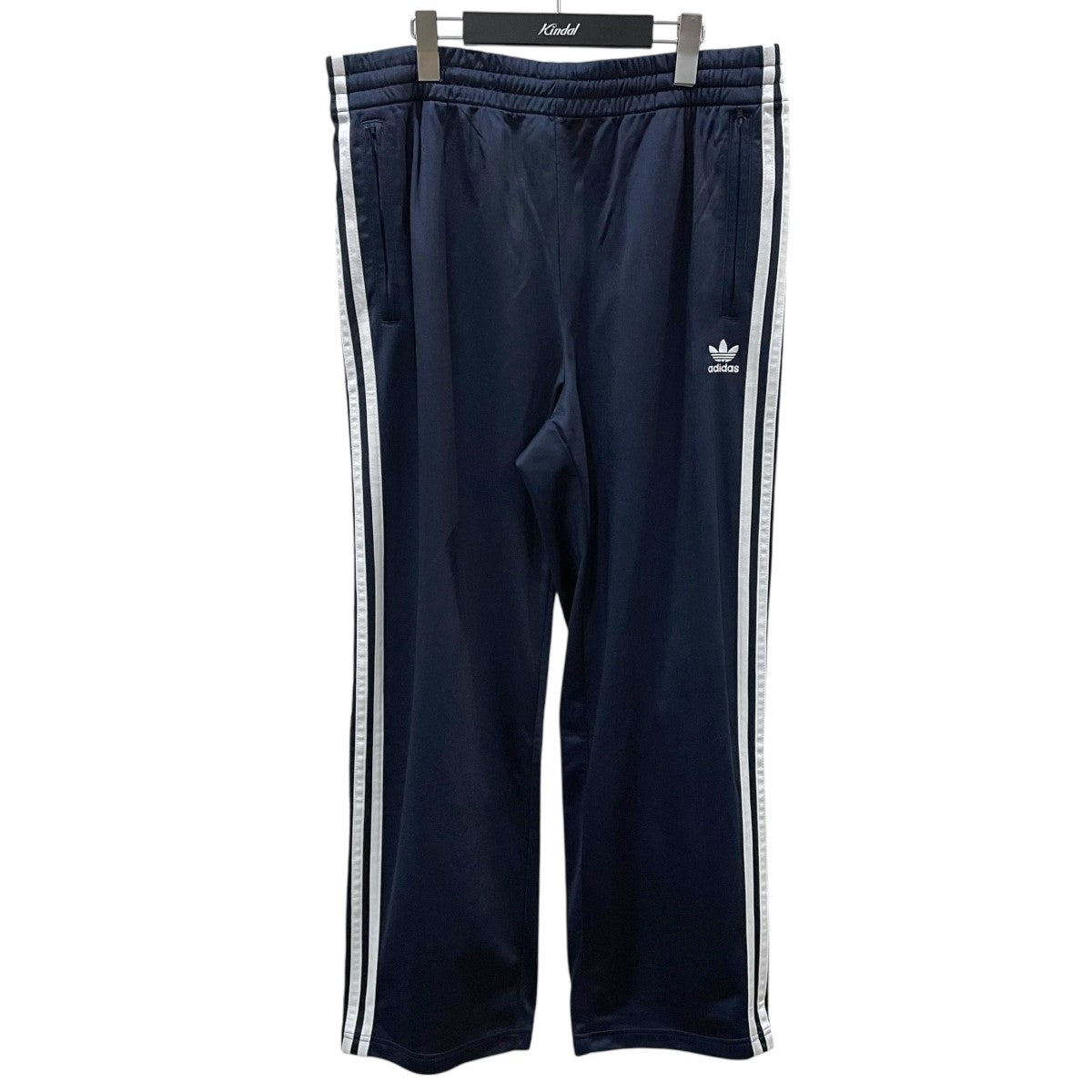 adidas ネイビー サイドストライプ パンツ M adidas ネイビー パンツ サイドストライプ - メルカリ