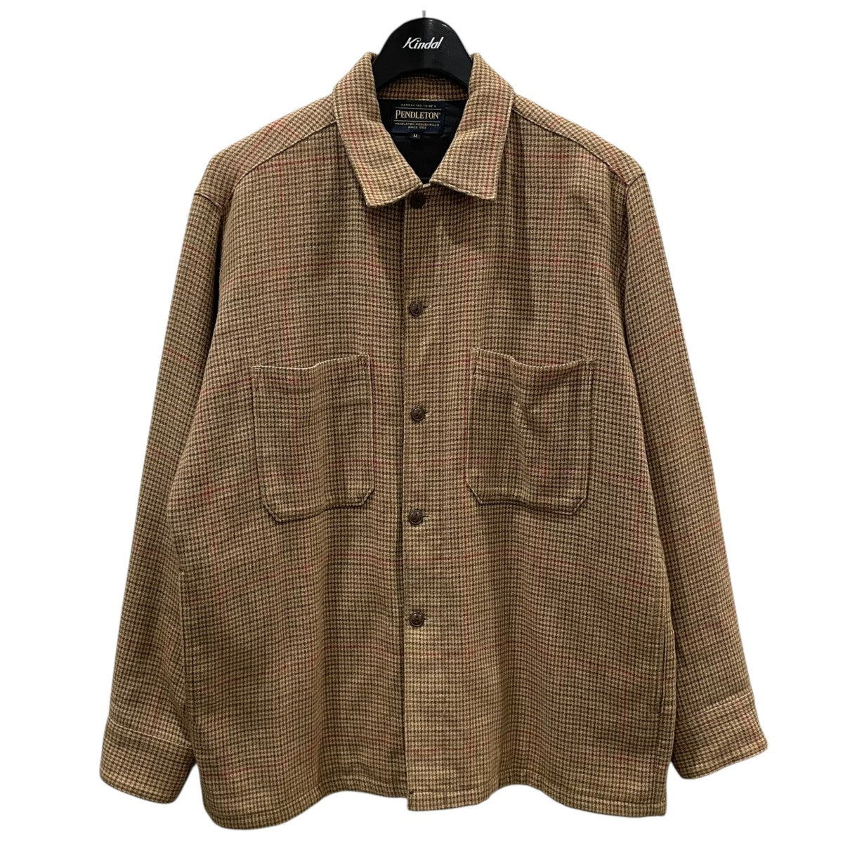 K*様 PENDLETON 長袖シャツ チェック柄 ネイビー ブラウン L PENDLETON（ペンドルトン）の「【別注】PENDLETON / チェック