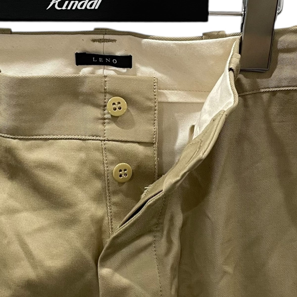 LENO チノパンツ WIDE CHINO TROUSERS ワイドチノトラウザーズ H2002-PT004 古着・中古-3枚目のアイテム画像