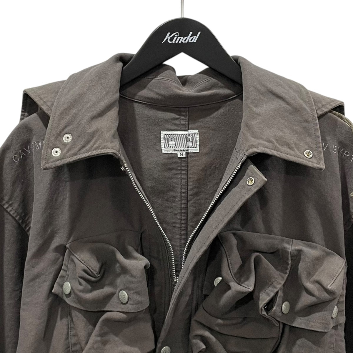 バイオウォッシュ加工ジップアップフーデッドブルゾン UTILITY ZIP BDU ユーティリティー ジップ バトルドレスユニフォーム CES26JK15