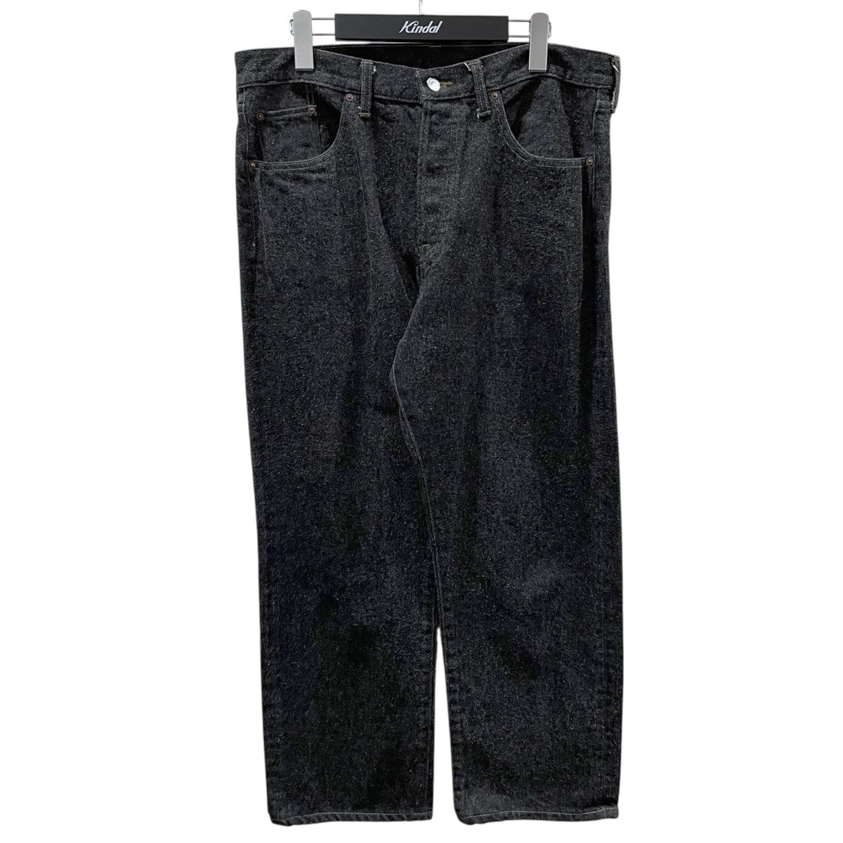 A．PRESSE(アプレッセ) 23AW 加工デニムパンツ Black Washed Denim