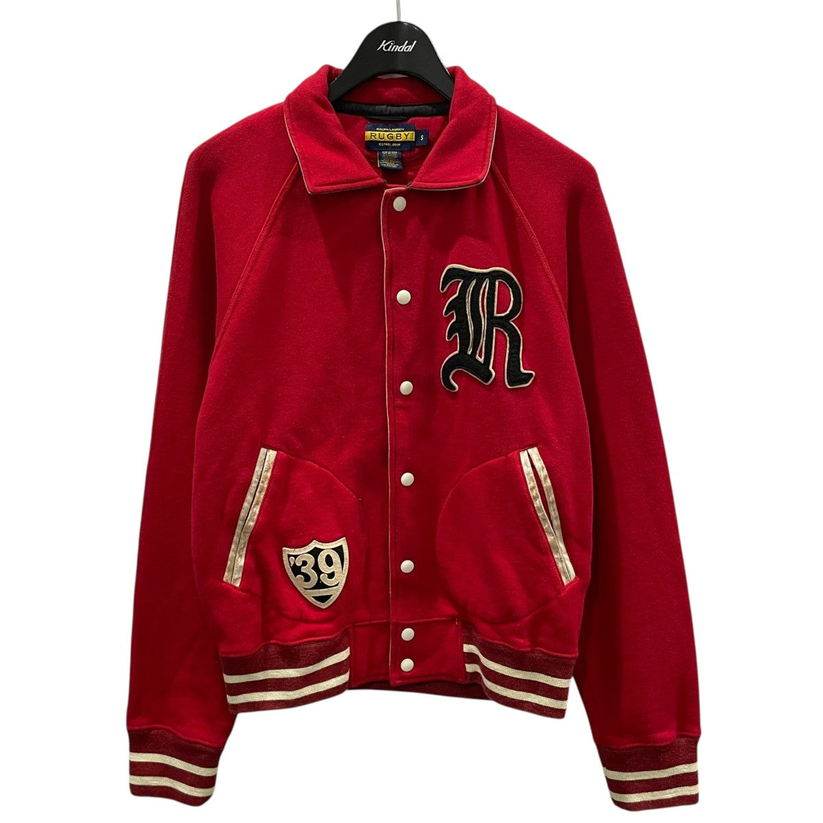 RUGBY by Ralph Lauren スタジャン M ラルフローレン Rugby Ralph Laure(ラグビー ラルフローレン) スタジャン レッド