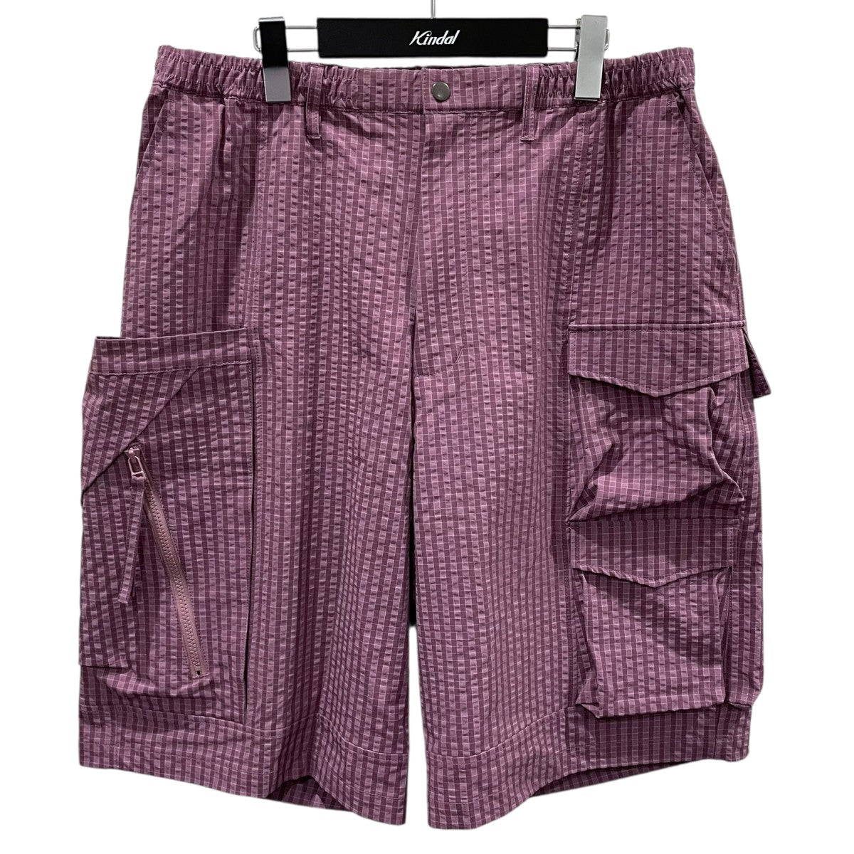 【未使用に近い】スーパービューティー パンツ チェック柄 スパンコール 白黒XL GOLDJAPAN 大きいサイズ レディース パンツ ズボン ロング