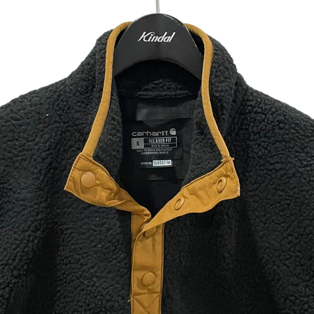 プルオーバーフリースジャケット Relaxed Fit Fleece Snap Front Jacket リラックスフィット スナップフロントジャケット 104991