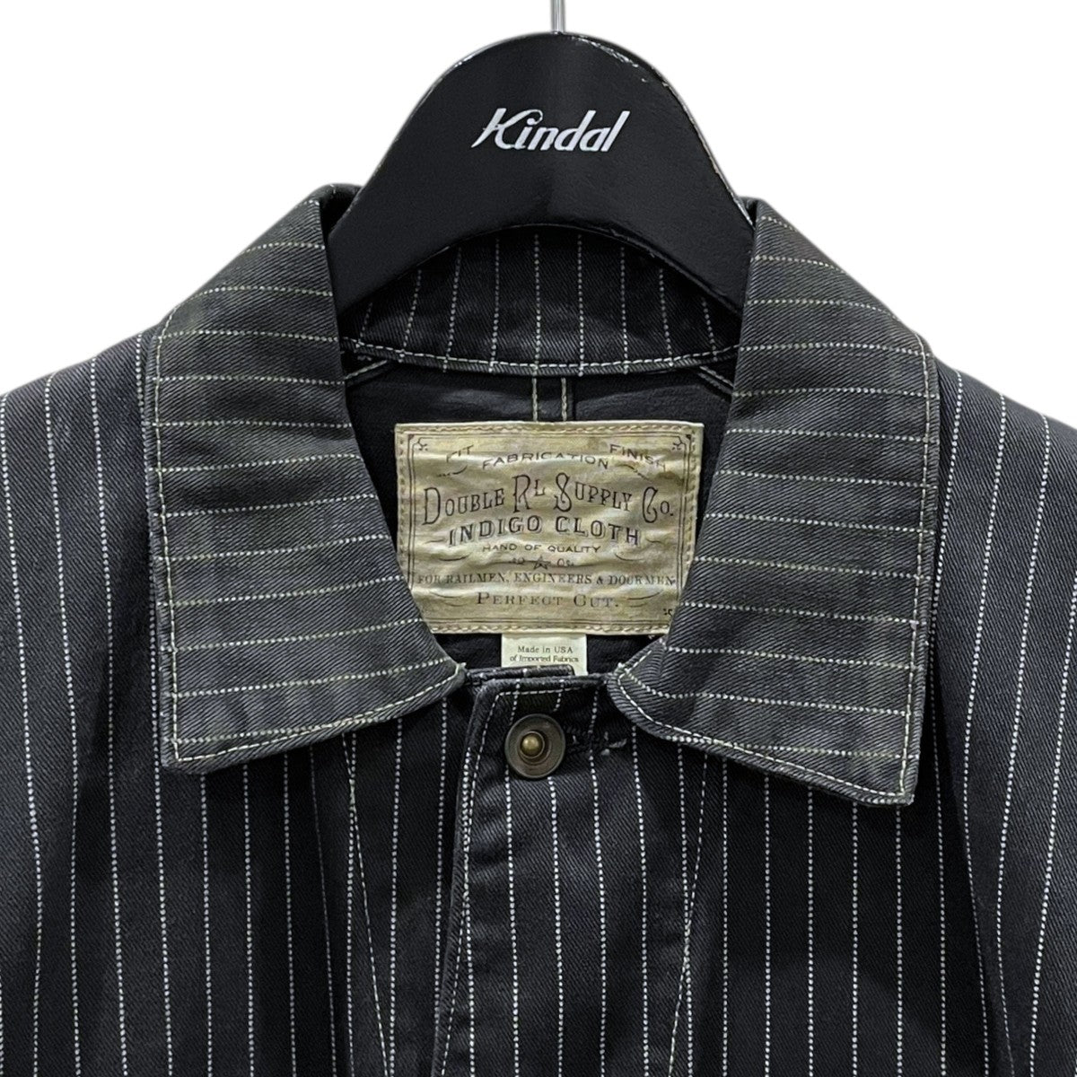 RRL ストライプ柄ジャケット EMPIRE WORK JACKET エンパイアワークジャケット 4700000378 古着・中古-3枚目のアイテム画像
