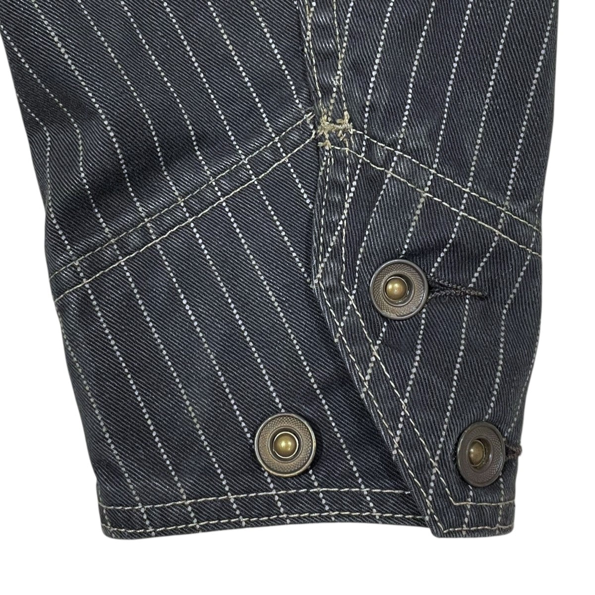 RRL ストライプ柄ジャケット EMPIRE WORK JACKET エンパイアワークジャケット 4700000378 古着・中古-4枚目のアイテム画像