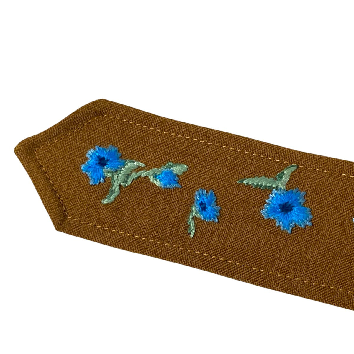 Flower Embroidery Wool Velt刺繍 ロングベルト