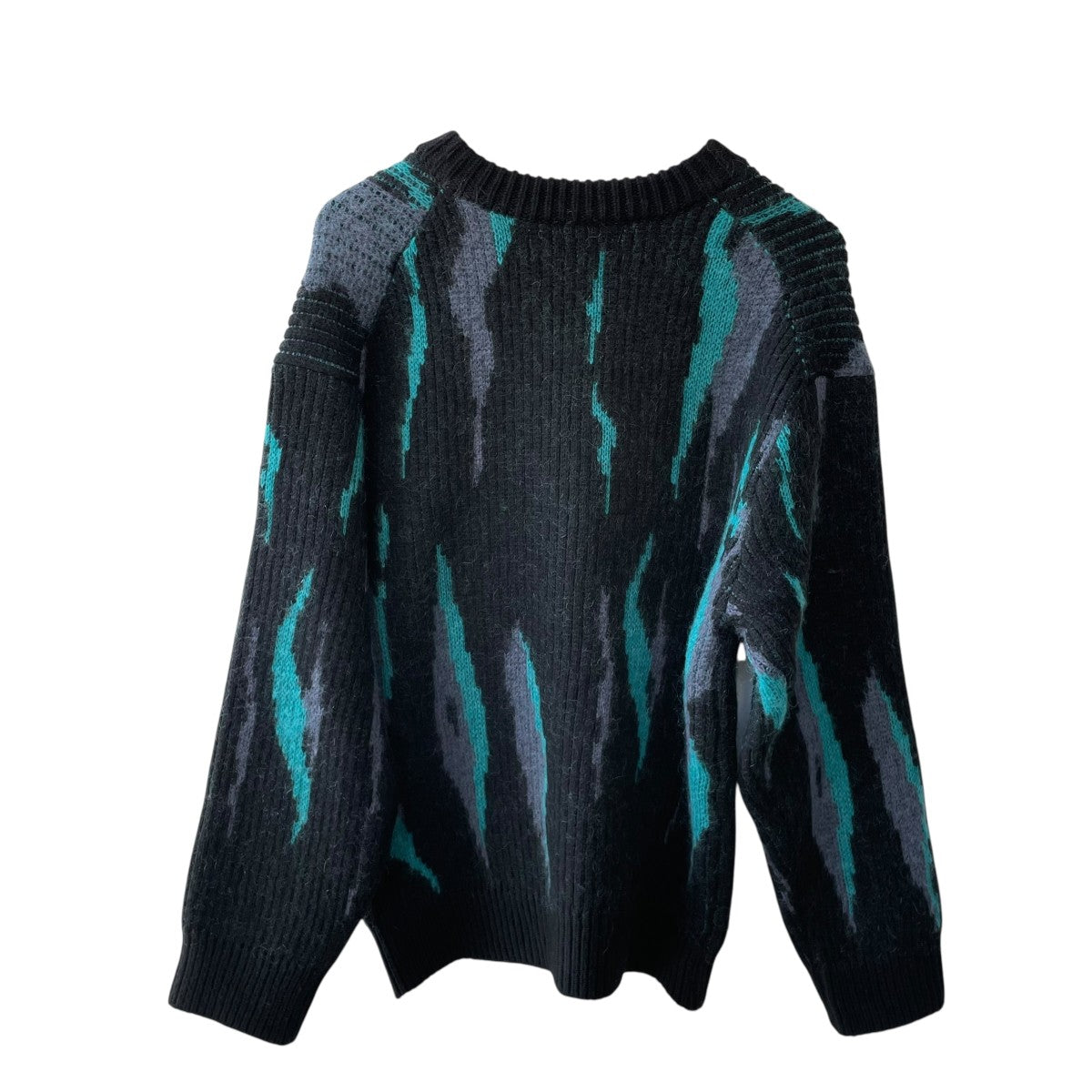 ORIMI MIDNIGHT SWEATERVネックニットセーターA22502 古着・中古-2枚目のアイテム画像