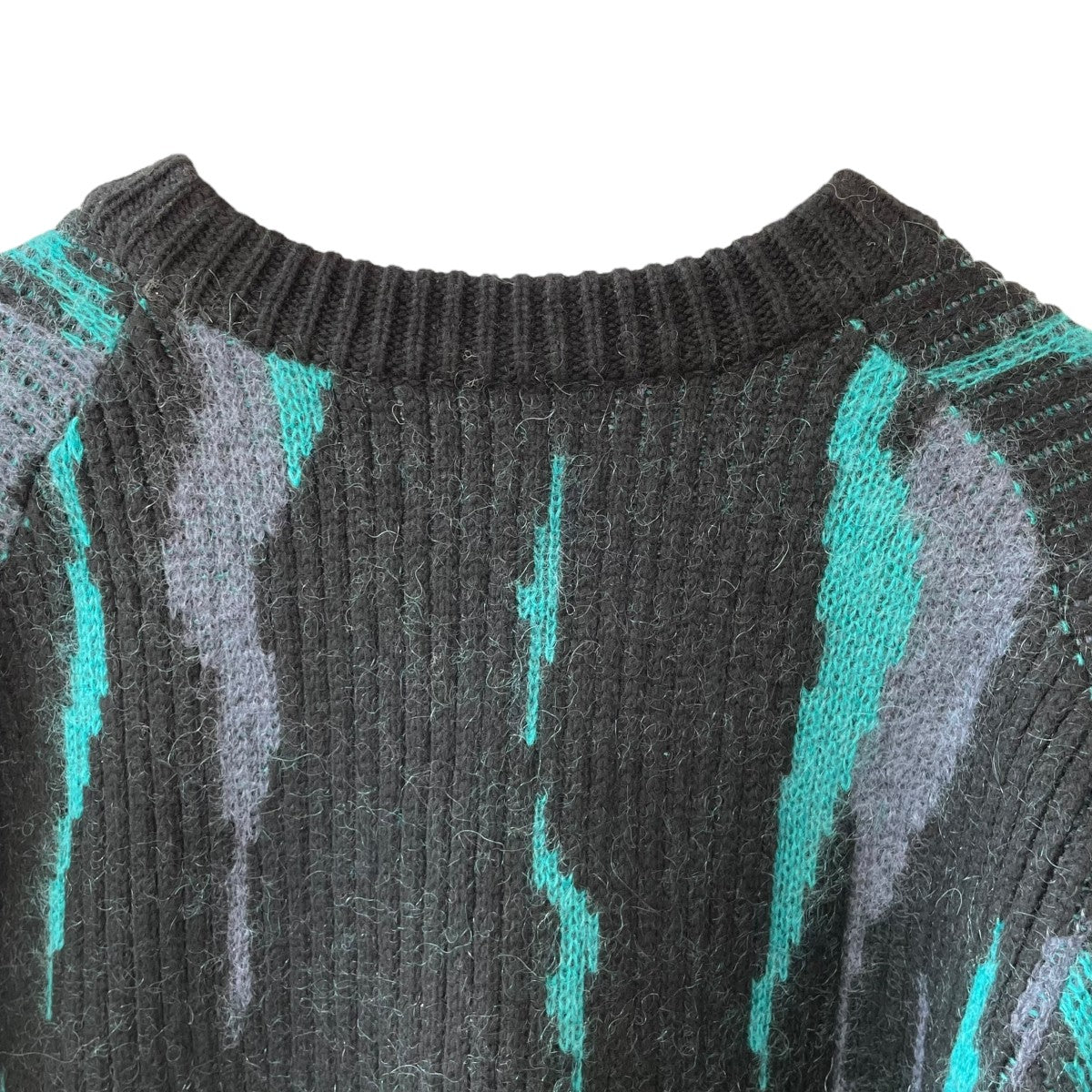 ORIMI MIDNIGHT SWEATERVネックニットセーターA22502 古着・中古-4枚目のアイテム画像