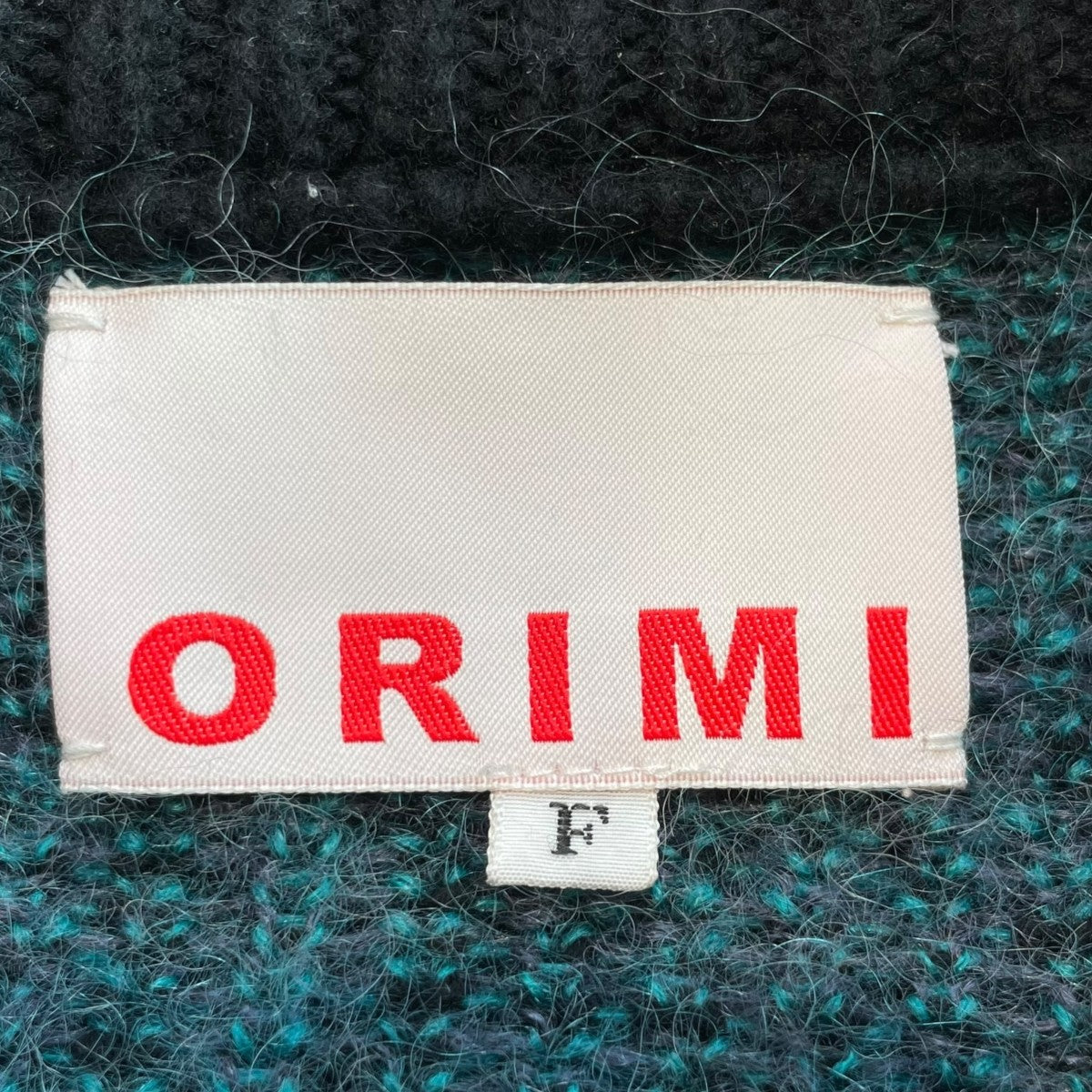 ORIMI MIDNIGHT SWEATERVネックニットセーターA22502 古着・中古-6枚目のアイテム画像