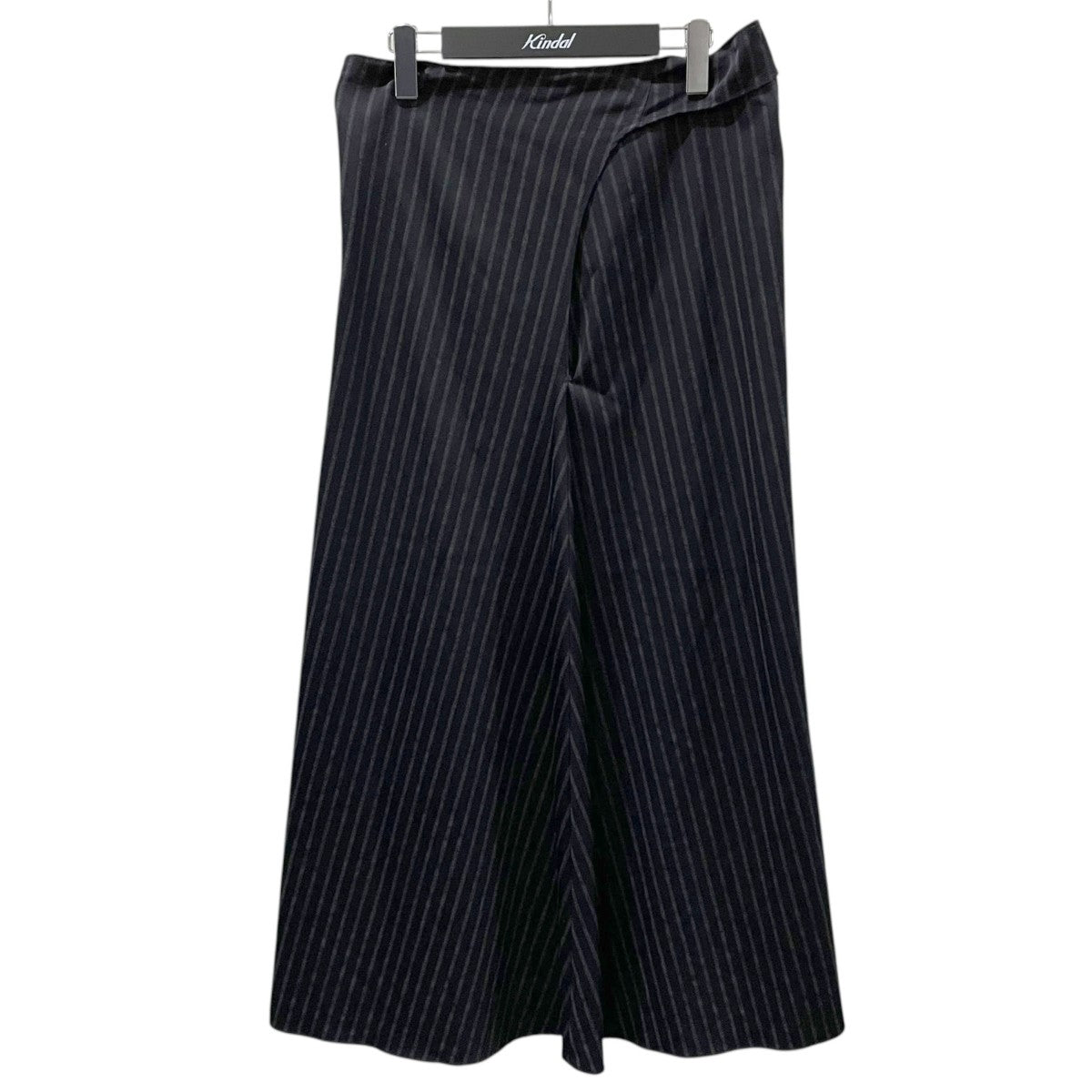 BACCA(バッカ) 24AW ストライプウールギャバジンラップスカート 35-05