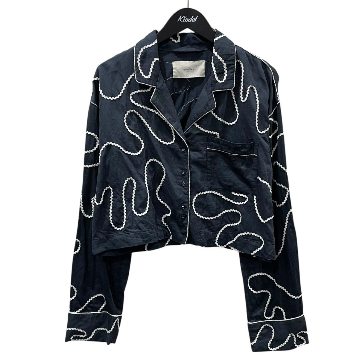 TODAYFUL エンブロイダリーパジャマシャツ TODAYFUL(トゥデイフル) 25SS 長袖シャツ Embroidery Pajamas Shirts